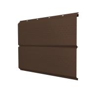 Софит металлический с перфорацией 0,45 PE RAL 8017