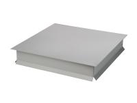 Колпак на столб забора плоский RAL 7004