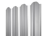 Евроштакетник двусторонний М-образный, RAL 7004 Серый