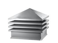 Дымник (колпак на трубу) Хай-Тек скатный RAL 7004