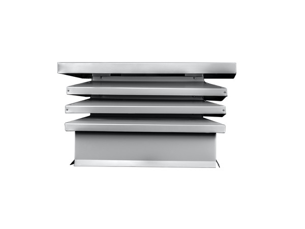 Дымник (колпак на трубу) Хай-Тек плоский RAL 7004