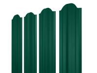 Евроштакетник двусторонний М-образный, RAL 6005 Зеленый мох
