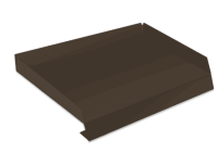 Отлив с отгибами Темно-коричневый RR32