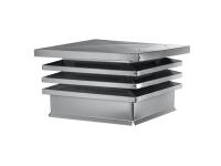 Дымник (колпак на трубу) Хай-Тек плоский RAL 7004