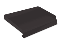 Отлив с отгибами Серо-коричневый RAL 8019