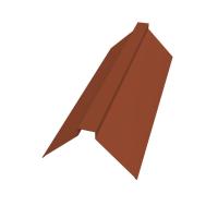 Конек фигурный 115х30х115 PE RAL 8004