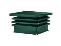 Дымник (колпак на трубу) Хай-Тек плоский RAL 6005