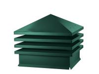 Дымник (колпак на трубу) Хай-Тек скатный RAL 6005