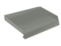 Отлив с отгибами Сигнальный серый RAL 7004