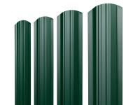 Евроштакетник двухсторонний П-образный 116мм, RAL 6005