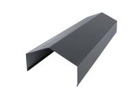 Парапет металлический двускатный RAL 7024