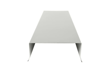 Парапет плоский с капельником RAL 9003