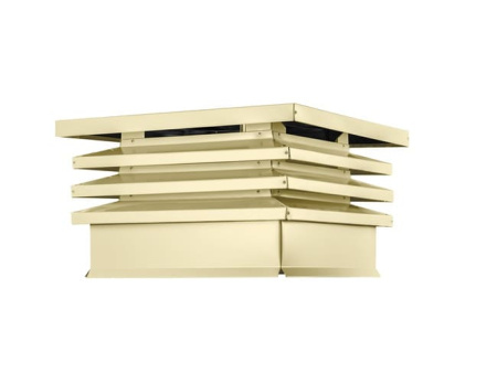 Дымник (колпак на трубу) Хай-Тек плоский RAL 1014