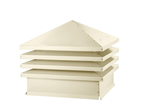 Дымник (колпак на трубу) Хай-Тек скатный RAL 1015