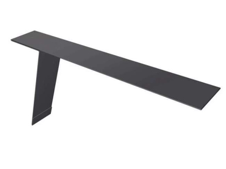 Планка карнизная фальц 130х80 0,45 PE RAL 7024