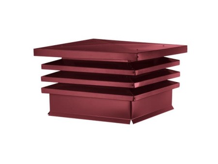 Дымник (колпак на трубу) Хай-Тек плоский RAL 3005