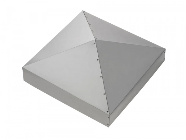 Колпак на столб забора Витязь RAL 7004