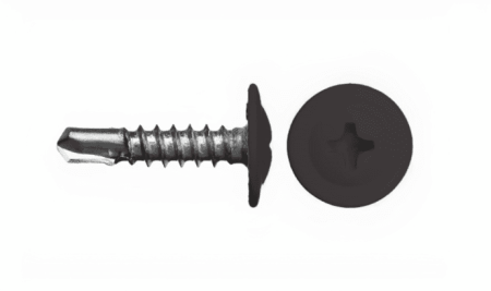 Саморезы с буром 4,2х19 мм RAL 8019