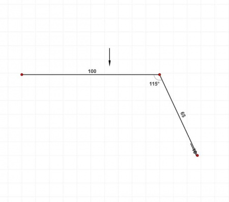 Карнизная планка 100х65