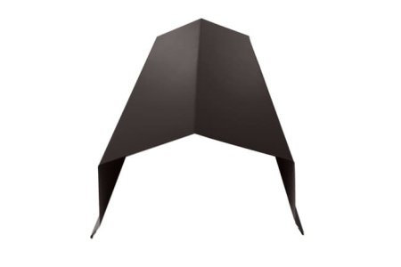 Парапет двускатный с капельником RAL 8019