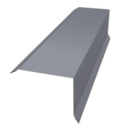 Торцевая планка 80х100 PE RAL 7004