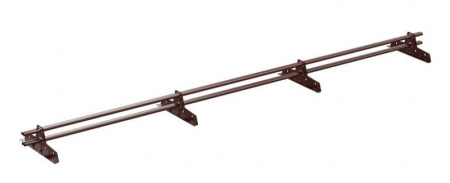 Снегозадержатель трубчатый VEGAStyle RAL 8017, 3000 мм