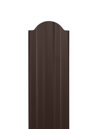 Евроштакетник двусторонний М-образный 115мм, RAL 8017