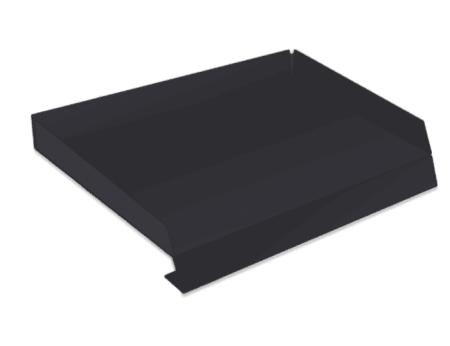 Отлив с отгибами Чёрный RAL 9005