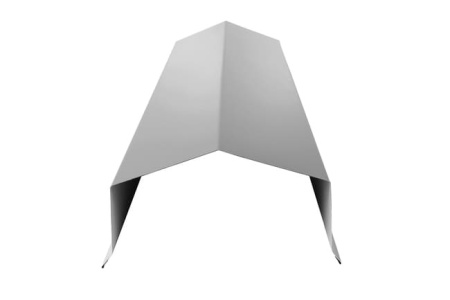 Парапет двускатный с капельником RAL 7004