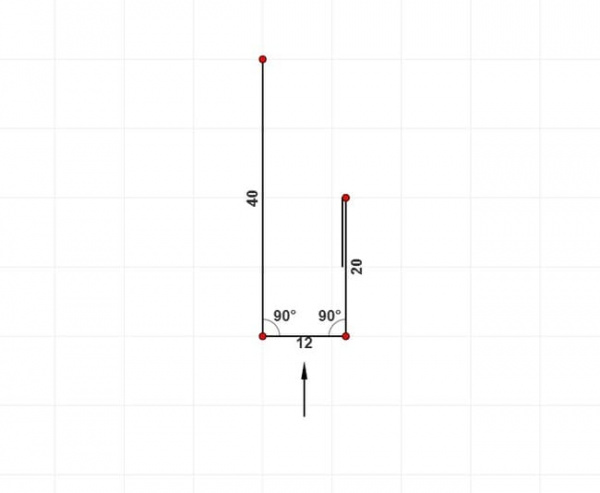 J-профиль 12 мм