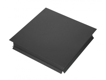 Колпак на столб забора плоский RAL 7024 Drap