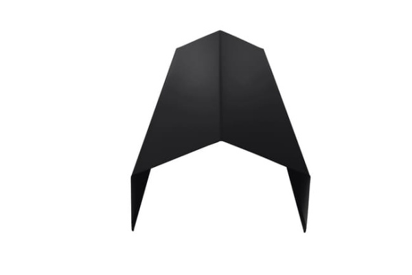 Парапет металлический двускатный RAL 9005