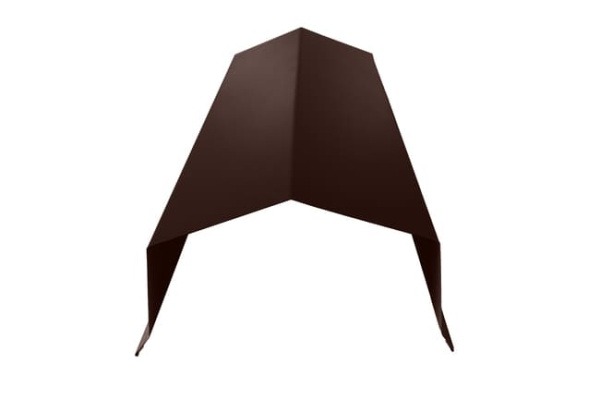 Парапет двускатный с капельником RAL 8017