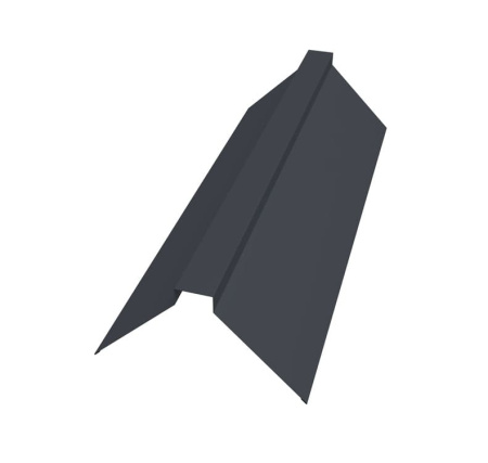 Конек фигурный 115х30х115 RAL 7024 Matt