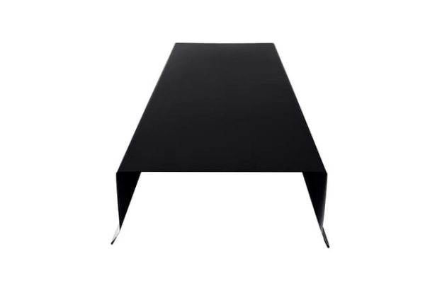 Парапет плоский с капельником RAL 9005