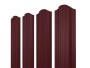 Евроштакетник двухсторонний П-образный RAL 3005 Вишневый