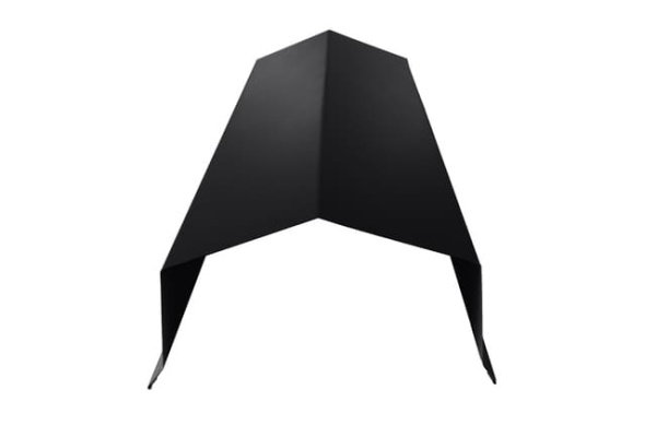 Парапет двускатный с капельником RAL 9005