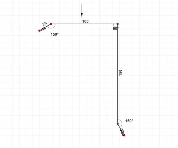 Торцевая планка 150х100