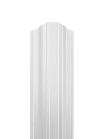 Евроштакетник двухсторонний П-образный RAL 9003 Белый