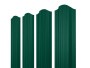 Евроштакетник двухсторонний П-образный RAL 6005 Зеленый мох