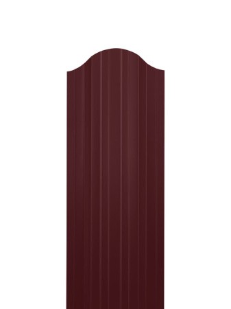 Евроштакетник двухсторонний П-образный RAL 3005 Вишневый