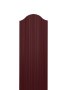 Евроштакетник двухсторонний П-образный RAL 3005 Вишневый
