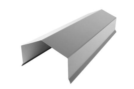 Парапет двускатный с капельником RAL 7004