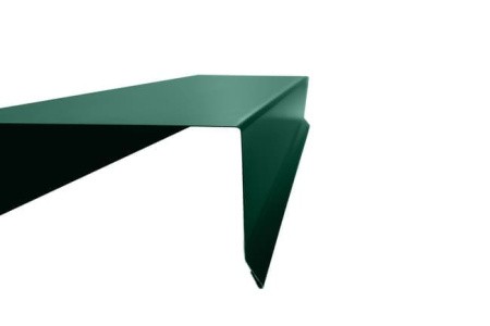 Парапет плоский с капельником RAL 6005