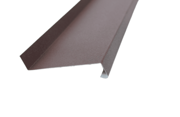 Отлив металлический цокольный Шоколадно-коричневый RAL 8017 Матовый