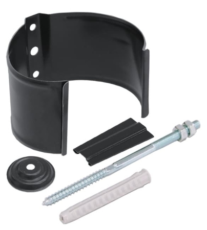 Кронштейн трубы VEGAStyle на кирпич 90мм RAL 7024 (Графитовый серый)