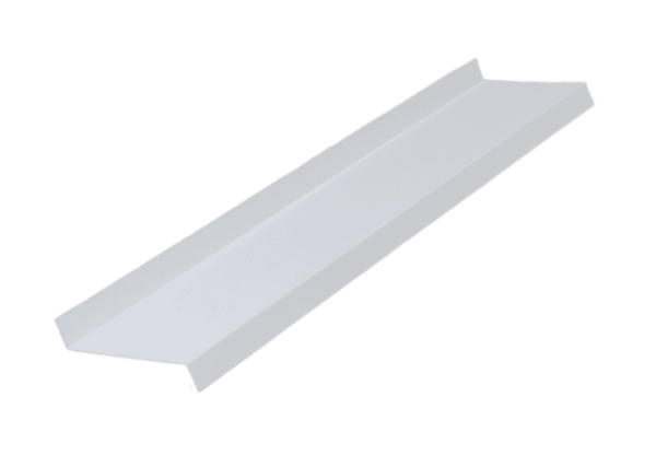 Отлив металлический цокольный Белый RAL 9003