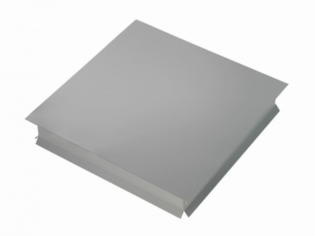 Колпак на столб забора плоский RAL 7004