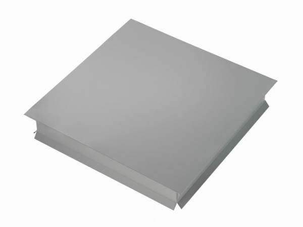 Колпак на столб забора плоский RAL 7004