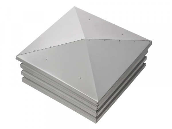 Колпак на столб забора Хай-Тек RAL 7004